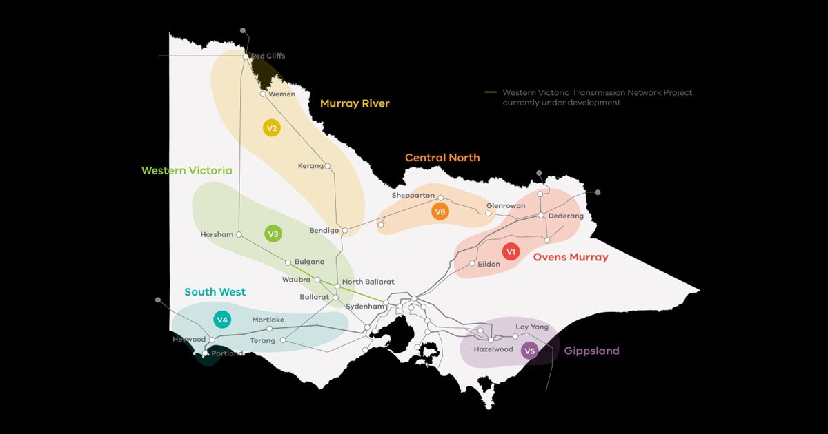 6 Victorian Renewable Energy Zones (REZs) - Energy Grid Alliance